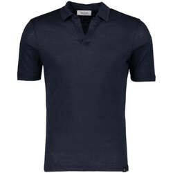 short-sleeved jersey polo shirt