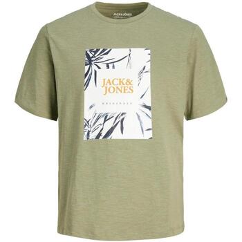 Textil Homem T-Shirt mangas curtas Jack & Jones  Verde