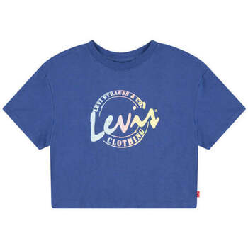 Textil Rapariga T-shirts e Pólos Levi's 3EH190-U69-3-19 Azul