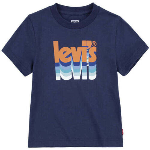 Textil Rapaz T-shirts e Pólos Levi's 8EH892-BCF-3-17 Azul