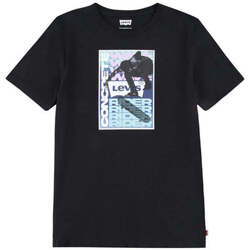 Textil Rapaz T-shirts e Pólos Levi's 8EH898-023-2-21 Preto