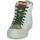 Sapatos Mulher Sapatilhas de cano-alto Meline  Branco / Cáqui