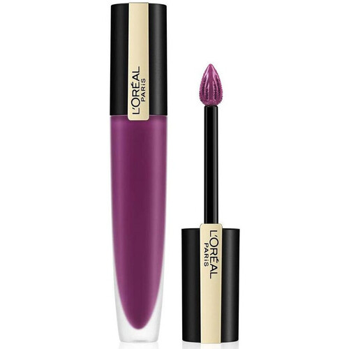 beleza Mulher Batom L'oréal Signature Matte Liquid Lipstick - 104 I Rebel Violeta