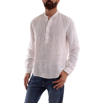 Textil Homem Camisas mangas comprida Blauer 23SBLUS01344 Branco