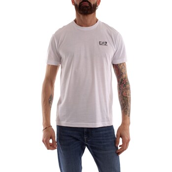 Textil Homem T-Shirt mangas curtas Emporio Armani EA7 8NPT51PJM9Z Branco