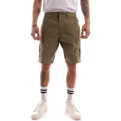 Textil Homem Shorts / Bermudas Napapijri NP0A4GAM Verde