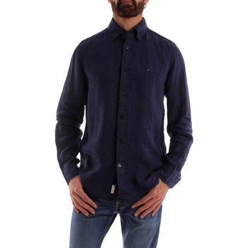 Textil Homem Camisas mangas comprida Tommy Hilfiger MW0MW30897 Cinza