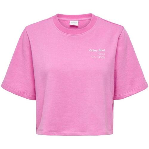 Textil Mulher T-shirts e Pólos Only  Rosa