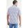 Textil Homem Camisas mangas comprida Dockers A0861 0022 CAMO COLLAR-LINEN ORIENT BLUE Branco