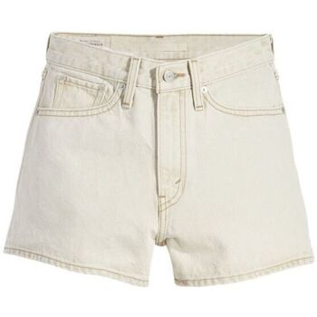 Textil Mulher Shorts / Bermudas Levi's A4697 0002 80S MOM SHORT-THRIFTED OFF NEUTRAL STONE Bege