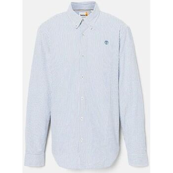 Textil Homem Camisas mangas comprida Timberland estampado TB0A2DD6DK11 LS YD STRIPE SEER-CAPTAINS BLUE Azul