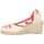 Sapatos Mulher Sandálias Carmen Garcia 41S5 Coral Mujer Coral Vermelho