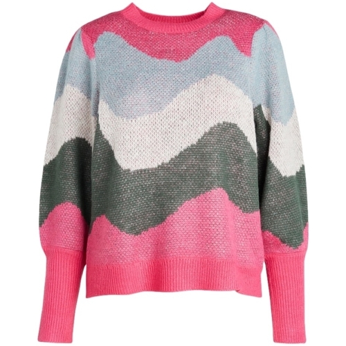 Textil Mulher camisolas Vila Regarde Le Ciel - Fandango Pink/Toumalina Multicolor