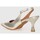 Sapatos Mulher Escarpim Colette SALON  2287 PLATINO Prata