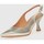 Sapatos Mulher Escarpim Colette SALON  2287 PLATINO Prata
