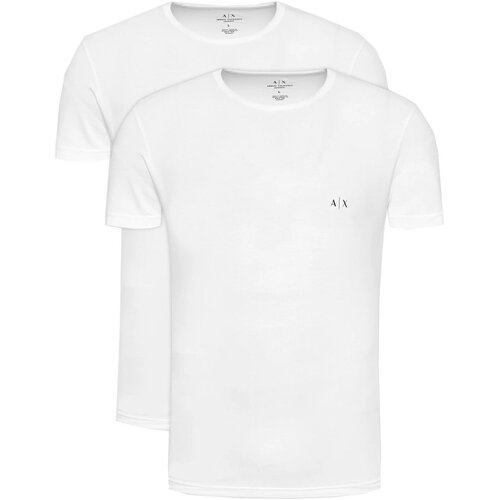 Textil Homem T-Shirt mangas curtas EAX 956005 CC282 Branco