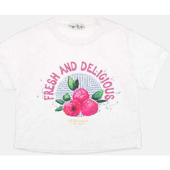 Textil Rapariga T-shirts e Pólos To Be Too TBT2064-1-25 Branco