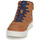 Sapatos Rapaz Sapatilhas de cano-alto Tommy Hilfiger T3X9-33113-1355582 Conhaque