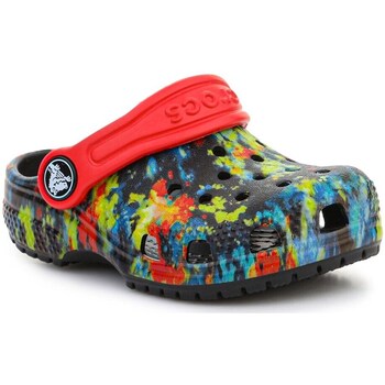 Sapatos Criança Sapatos & Richelieu Crocs Classic Tie Dye Graphic Kids Clog T Vermelho, Preto