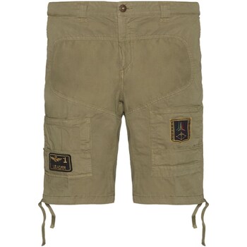 Textil Homem Shorts / Bermudas Aeronautica Militare 231BE041CT1122 Verde