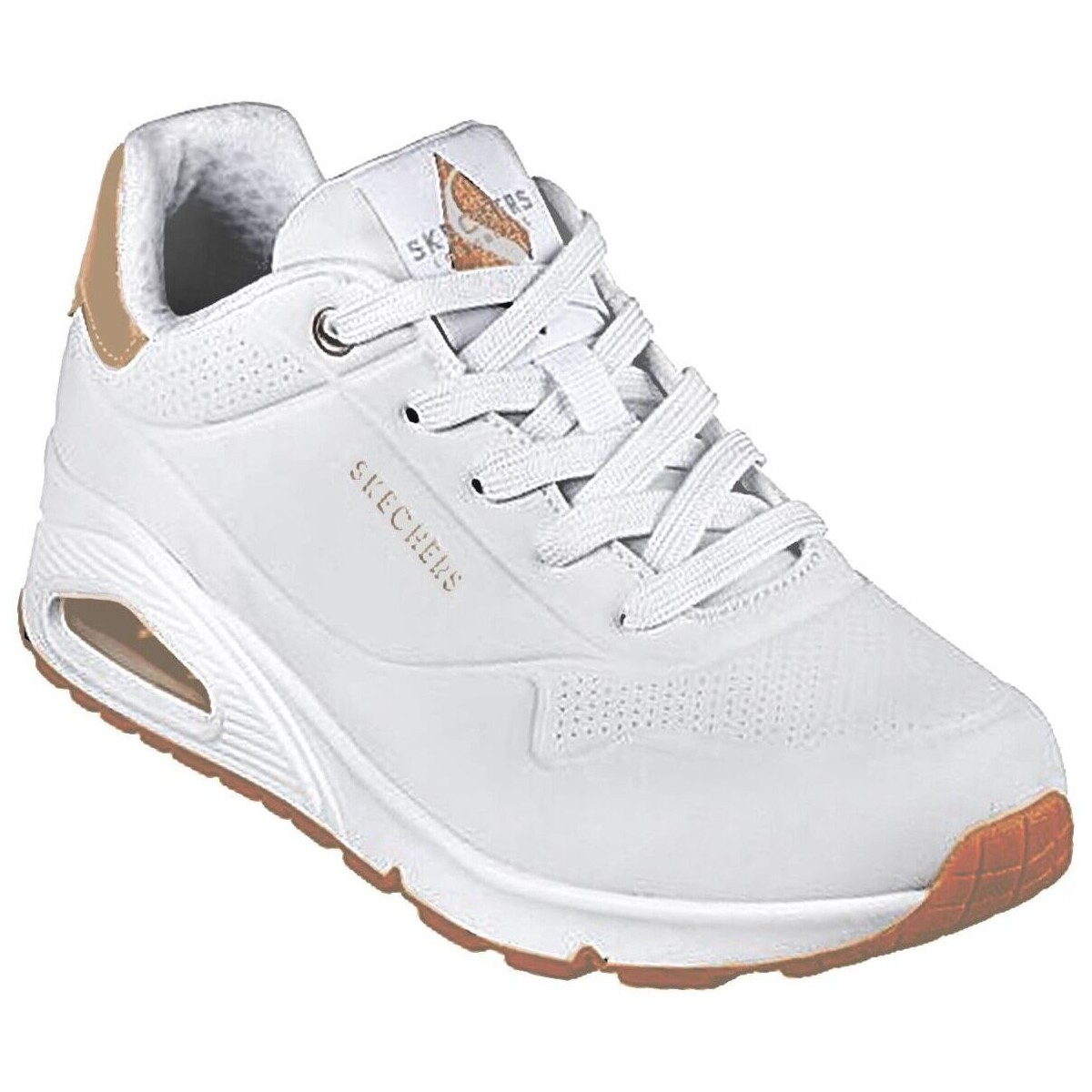 Sapatos Mulher Sapatilhas Skechers Uno golden air Bege