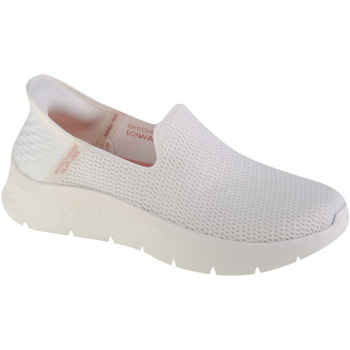 Sapatos Mulher Sapatilhas Skechers Detalles Slip-Ins: GO WALK Flex - Relish Branco