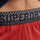 Textil neonm Shorts / Bermudas Superdry  Vermelho