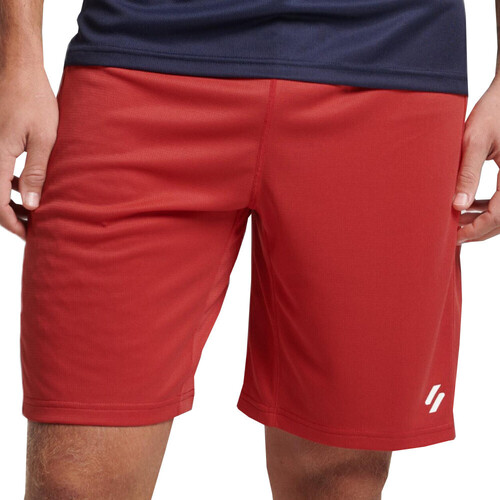 Textil simple Shorts / Bermudas Superdry  Vermelho