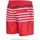Textil Homem Fatos e shorts de banho Pierre Cardin Striped Swim Short Vermelho