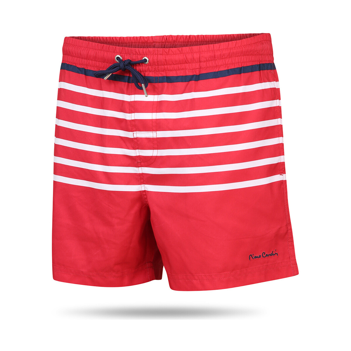 Textil Homem Fatos e shorts de banho Pierre Cardin Striped Swim Short Vermelho