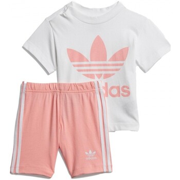 Textil Criança Todos os fatos de treino Yeshaya adidas Originals Short Tee Set Branco