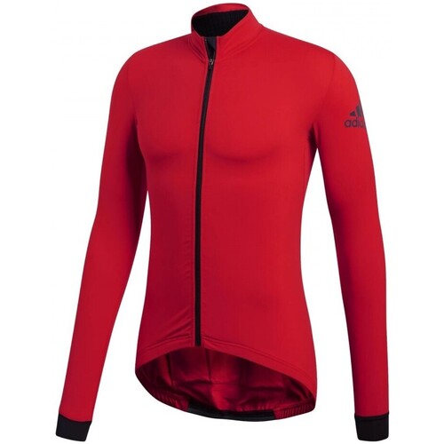 Textil Homem Casacos de malha most adidas Originals Climaheat Cycling Jersey Vermelho
