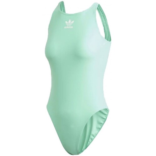 Textil Mulher Fatos e shorts de banho adidas Originals Trf Swim Verde
