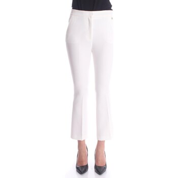 Textil Mulher Calça com bolsos Liu Jo CA3234 T2200 Branco
