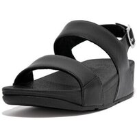 Sapatos Mulher Sandálias FitFlop LULU LEATHER BACK-STRAP SANDALS ALL BLACK Bege