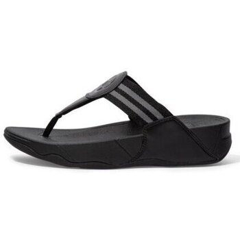 Sapatos Mulher Chinelos FitFlop WALKSTAR TOE POST SANDALS ALL BLACK - Bege
