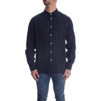 Textil Homem Camisas mangas comprida Woolrich CFWOSI0113MRUT3372 Azul