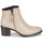 Sapatos Mulher Botins Dorking D8606-SUGAR-PORCELANA Bege