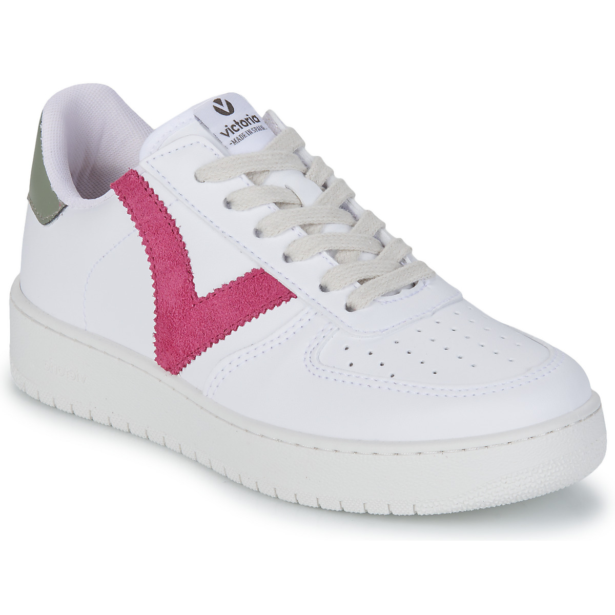 Sapatos Mulher Sapatilhas Victoria 1258201FRAMBUESA Branco / Rosa / Verde