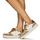 Sapatos Mulher Sapatilhas Victoria 1258222CUERO Branco / Castanho / Ouro