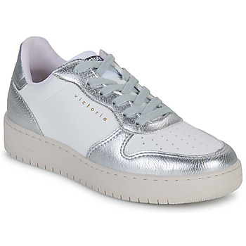 Sapatos Mulher Sapatilhas Victoria 1258238PLATA Branco / Prata