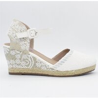 Sapatos Mulher Sapatos & Richelieu Mandarina Shoes Cuñas de Novia Mandarina Rose Blanco Branco