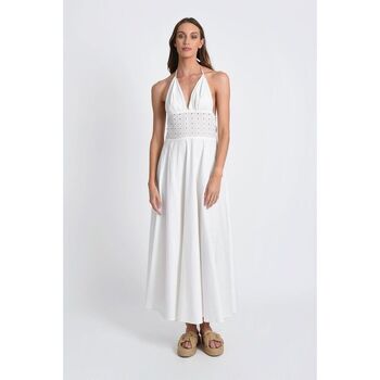 Textil Mulher Vestidos Molly Bracken LAR223BP-WHITE Branco