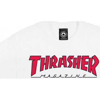 Textil Homem T-shirts e Pólos Thrasher T-shirt outlined Branco
