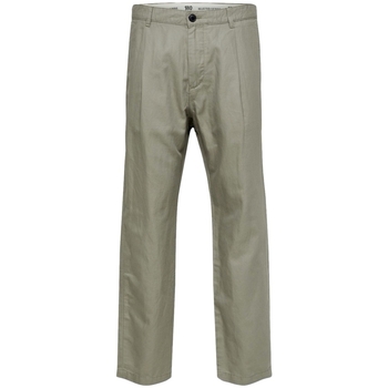 Textil Homem Calças Selected Pantufas / Chinelos - Vetiver Verde