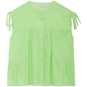 Textil Mulher Tops / Blusas Compania Fantastica COMPAÑIA FANTÁSTICA Camisa 41055 - Green Verde