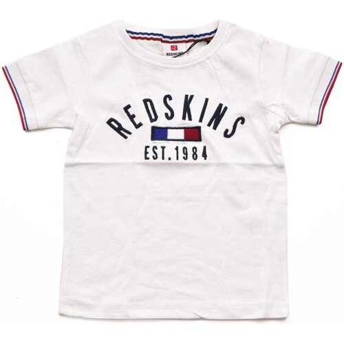 Textil Criança T-shirts e Pólos Redskins RS2324 Branco