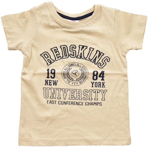 Textil Criança T-shirts e Pólos Redskins RS2224 Bege