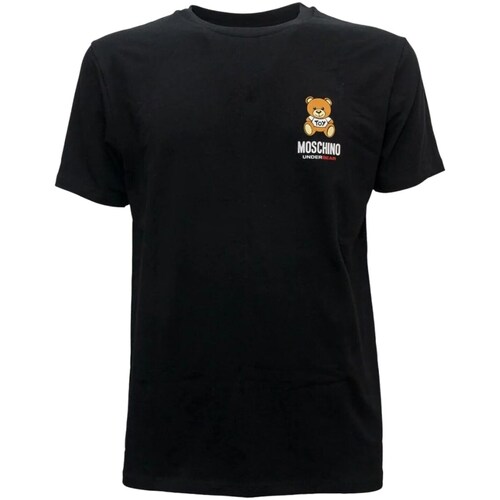 Textil Homem Classics Short Sleeves Womens T-Shirt Moschino 231V1A07844410 Preto
