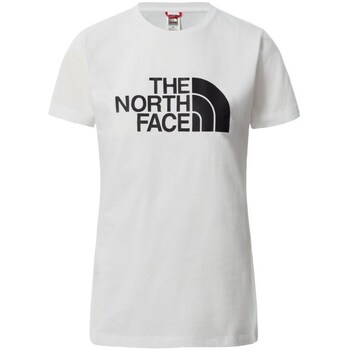Textil Mulher T-Shirt mangas curtas The North Face Easy Tee Branco
